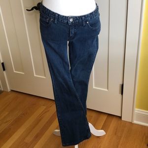 Free People flare jeans low waist.